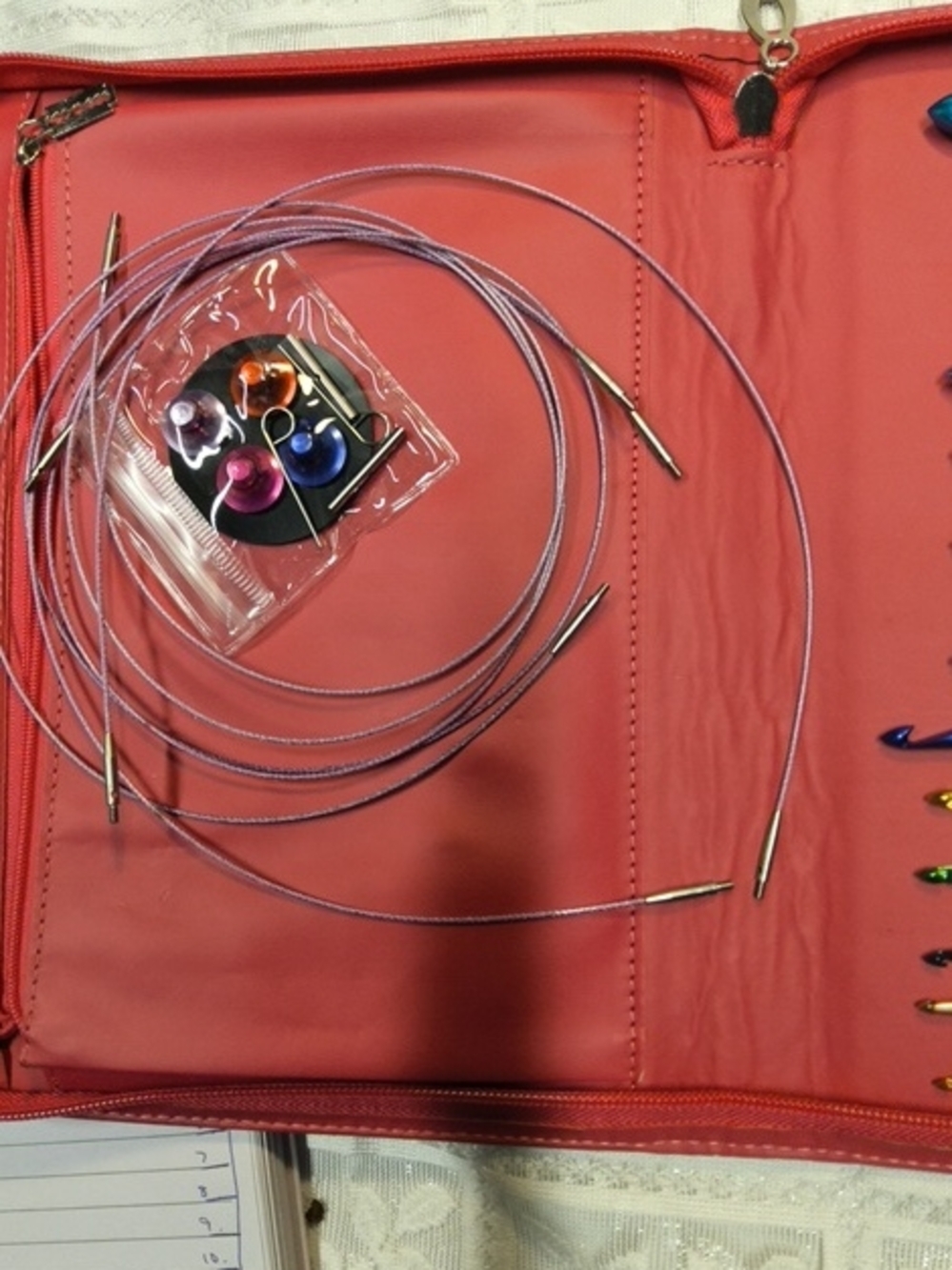 Knitting Tools 12 Piece In A Zipper Case